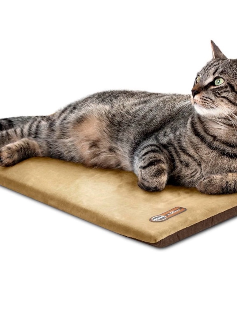 K&H Manufacturing Thermo-Kitty Mat 12.5-Inch x 25-Inch, 6-Watts, Mocha